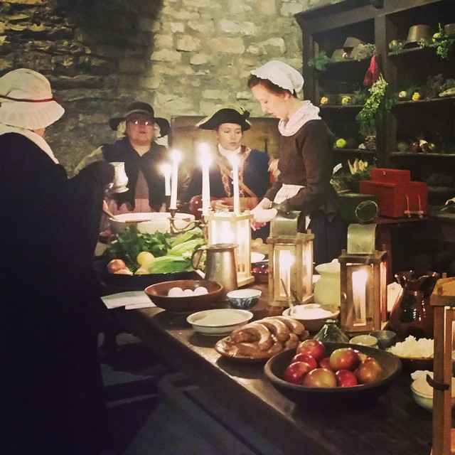 Old Fort Niagara Castle by Candlelight